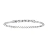 TENNIS-TENNIS BRACELET IN STEEL AND CUBIC ZIRCONIA