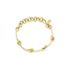 TIE UP-IP GOLD STEEL BRACELET